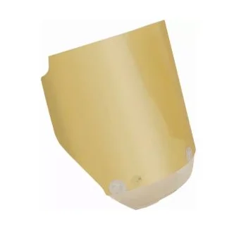 3M™ Polycarbonate Chinguard Visor VV502, 1 mm Thickness, Gold, 230 mm x 400 mm