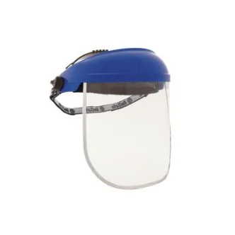 3M™ Face Shield VV230, Nylon Injection Moulded, Blue Browguard, Clear Visor, 300 mm x 200 mm (EA)