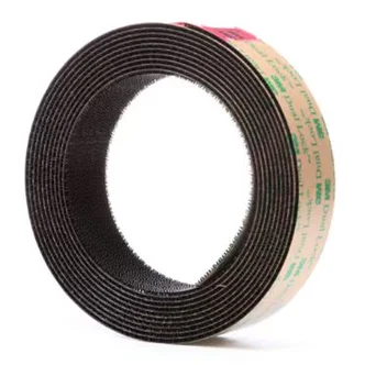 3M™ Dual Lock™ Reclosable Fastener TB4575, Black, 1 in x 10 ft, (1 Mated Strip/Bag) 8 PK