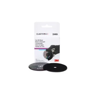 3M™Cubitron™II Cut-Off Wheel, 33455, 75 mm x 1.6 mm x 9.53 mm (3 in x .0625 in x 3/8 in), 5 wheels per carton