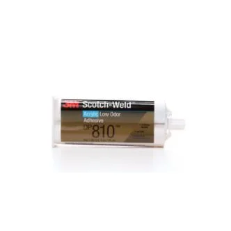 3M™ Scotch-Weld™ Low Odor Acrylic Adhesive DP810, Tan, 48.5 mL Duo-Pak, 12/Case
