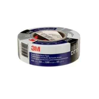 3M™ Super Duty Duct Tape DT17, Black, 48 mm x 32 m, 17 mil, 24 Roll/Case
