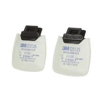 3M™ Secure Click™ Particulate Filter P2, D3125 (10 PK)