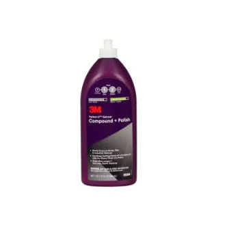 3M™ Perfect-It™ Gelcoat Compound + Polish 30344, 1 qt (32 fl oz/946 mL), 6/Case