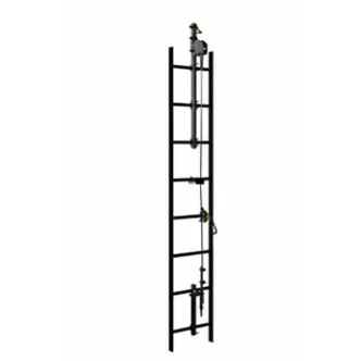 3M™ DBI-SALA® Lad-Saf™ Cable Vertical Safety System Bracketry 6116633, 4 User, Galvanized Steel