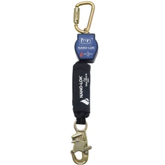 3M™ DBI-SALA® Nano-Lok™ Hot Work Self-Retracting Lifeline with Anchor Hook 3101523, Kevlar® Fiber Web, 6 ft