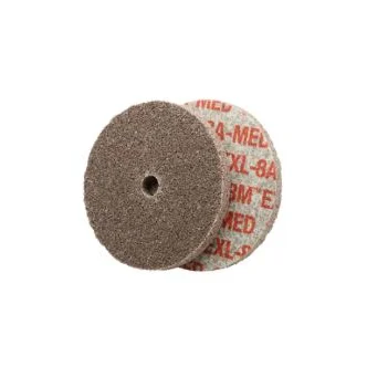 Scotch-Brite™ EXL Unitized Wheel, XL-UW, 8A Medium, 3 in x 3/8 in x 1/4 in (20PK)