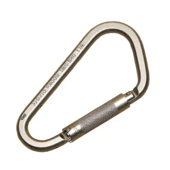 3M™ DBI-SALA® Self-Closing/Triple Locking Carabiner 2000300, Zinc Plated Steel, 2 in Gate