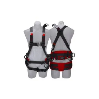 3M™ PROTECTA® X Tower Workers Harness with O-Rings 1161698, Red and Black, Large, 1 EA/Case
