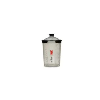 3M™ PPS™ Series 2.0 Spray Cups System Kit 26024, Large (28 fl oz, 850mL), 200 Micron Filter, 1 Kit/Case