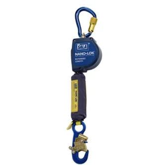 3M™ DBI-SALA® Nano-Lok™ Extended Length Self-Retracting Lifeline with Anchor Hook 3101616, Web, 11 ft