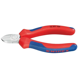 KNIPEX DIAGONAL CUTTERS W/ SPRING 125MM