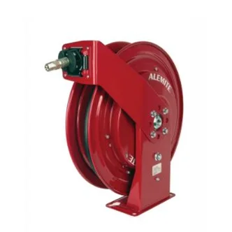 Grease Reel - Open, Twin Ped, 3/8", Bare 3/8 NPT