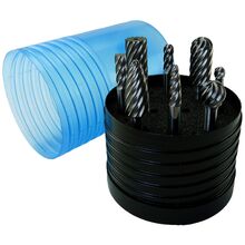 8pc Burr Set 6mm Shank - Tungsten Carbide Cut Inox Sta.