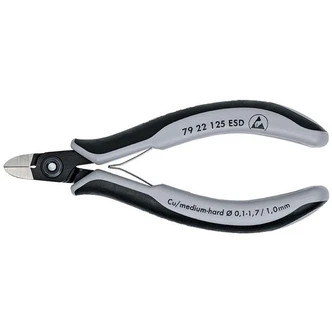 KNIPEX PREC ELECT CUTTER ESD 125MM (AF) 61g