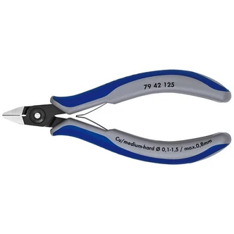 KNIPEX PREC ELECTRONIC CUTTER 125MM (AF) 58g