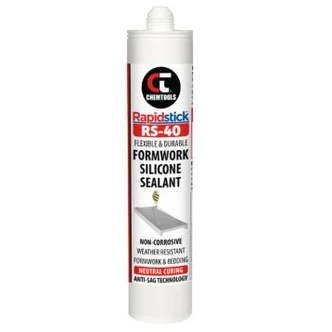 Silicone Sealant, Formwork, 300ml Cartridge 24Pack