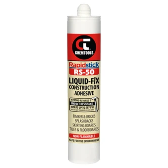 Construction Adhesive, 'Liquid-Fix', Beige, 300ml Cartridge