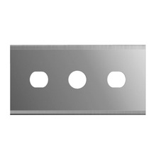 Technical 3 Hole Blade Square Cornered (x10) (1Pk)