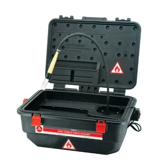 Alemlube 240V poly parts washer without mobile stand