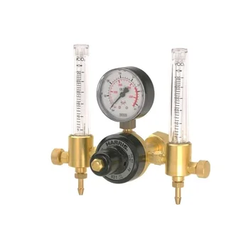 Model 801 Flow reg, Preset Vertical Inlet + 86630L Flowmeter ISRV, 350kpa (Argon)