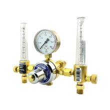 Model 821 Pre-set reg, Suits Side inlet, 2 x 30 Lpm Flowmeters