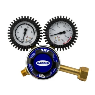 Model 825 CO2 regulator 0-30lpm side inlet with st Model 825 regulator 0-30lpm side inlet with standard bonnet modified for CO2. KNOB ADJUSTMENT.