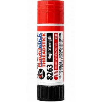 Rapidstick™ Threadlocker Stick, 'Threadstick', (8263), Oil Tolerant, Red, 19g Semi-Solid Stick