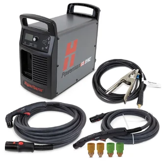 Powermax65 SYNC system, 200-600V 1/3-PH, CSA, 75 degree handheld torch, 15 deg hand torch, 7.6m (25') lead