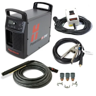Powermax85 SYNC system, 200-600V 1/3-PH, CSA, CPC port, 180 degree machine torch, 7.6m (25') lead, remote