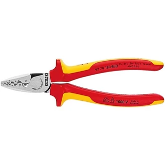 KNIPEX 1000V CRIMPING PLIER FOR END SLEE