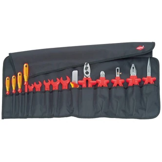 KNIPEX 1000V TOOL ROLL 15 PC