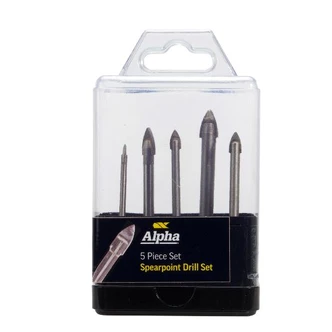 5 Piece Spearpoint Drill Set