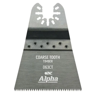 Coarse Tooth 63mm - Timber Multi-Tool Blade - 3 Pack