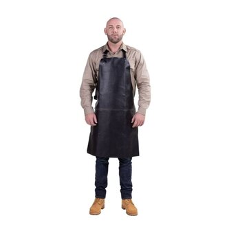 Grain Leather Apron, Bib Style. 914mm x 559mm. LTH Straps.