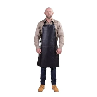 Grain Leather Apron, Bib Style. 914mm x 559mm. LTH Straps.