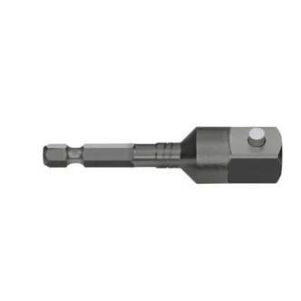 Thunderzone 1/4'' Hex -  1/2in Sq  x 70mm Impact Adaptor Wrapped