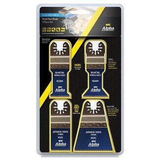 4 Piece Electricians Multi-Tool Blade Set