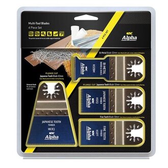 4 Piece Multi-Tool Blade Set