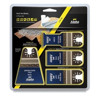 4 Piece Multi-Tool Blade Set