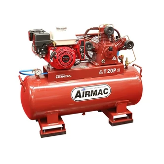 Airmac T20P-120L Electric Start Honda Petrol Reciprocating Air Compressor