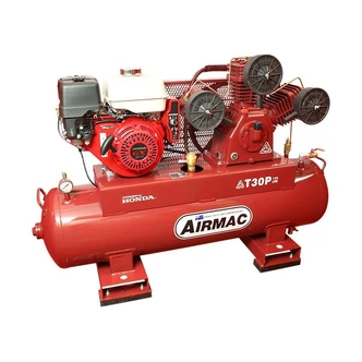 Airmac T30P Electric Start Honda Petrol Reciprocating Air Compressor