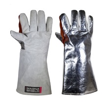 Aluminised Preox Back Chrome leather palm & cuff 406mm