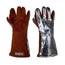 MagnaShield Aluminised Preox Gloves - Pyrocore Leather Palm