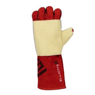 Aluminised Preox, Heavy Duty Glove Saver. Left Hand.