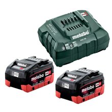 18 V LiHD Starter Pack 2 x 8.0 Ah (2 x 18 V 8.0 Ah LiHD Battery Packs, 1 x ASC 55 Air-cooled Charger)