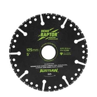 125mm (5in) | Demo Raptor Multi-Purpose Demolition Diamond Blade