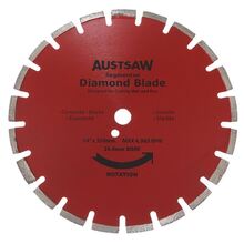 Austsaw - 350mm (14in) Diamond - 25.4/20mm Bore