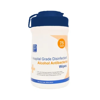 BEAVER ISO WIPES HOSPITAL GRADE DISINFECTANT WIPE 75/TUB