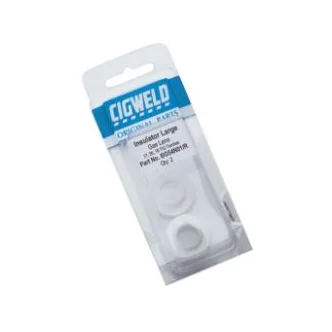 Insulator Large Gas Lens 17, 26, 18 TIG Torches 2ea = 1 Packet